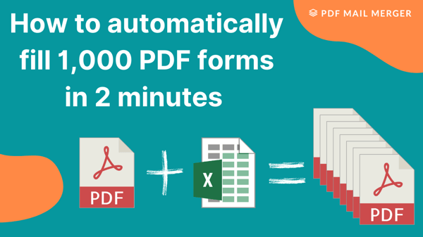 Remplir automatiquement un formulaire PDF avec des données Excel  [Youtube Video Tutorial]