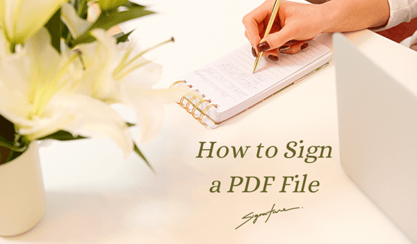 Comment signer un fichier PDF