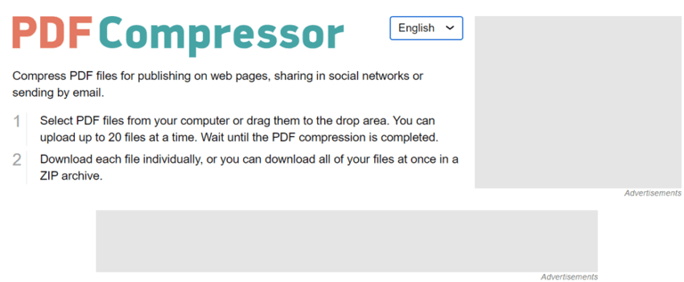 Online PDF Compression Tools