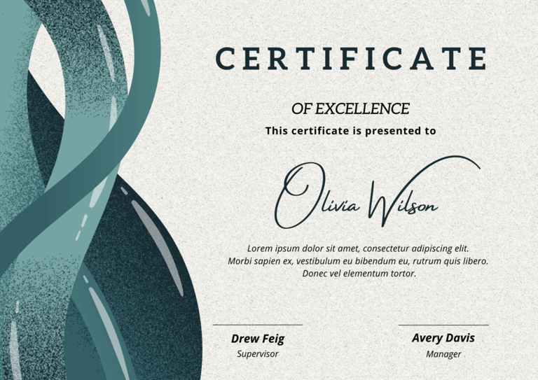 Certificates