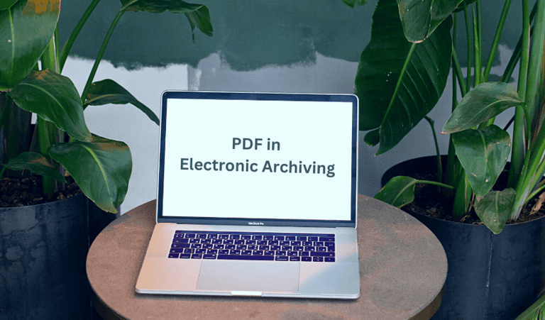 PDF in Electronic Archiving